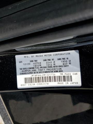 Photo 10 from auction – 2021 MAZDA 3 with VIN JM1BPAAL2M1325736