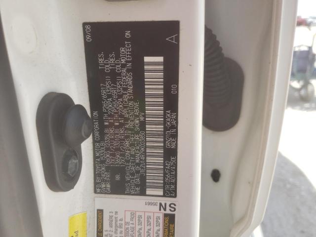 Photo 10 from auction – 2009 TOYOTA 4RUNNER SR with VIN JTEZU14R79K023850