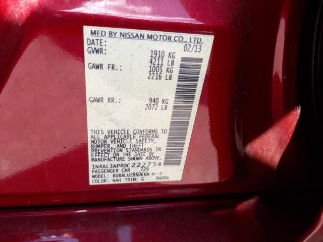 Photo 10 from auction – 2013 NISSAN ALTIMA 2.5 with VIN 1N4AL3AP4DC222754