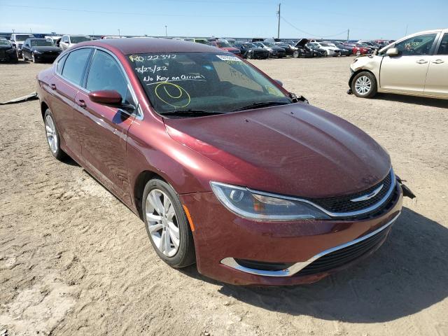 CHRYSLER 200 LIMITE 2015 with VIN 1C3CCCAB4FN683388 - Photo from auction