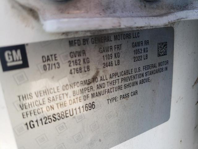 Photo 10 from auction – 2014 CHEVROLET IMPALA LT with VIN 1G1125S38EU111696