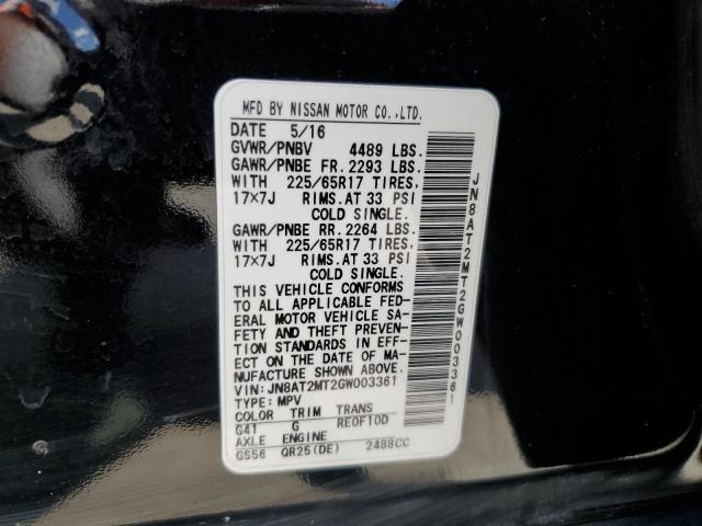 Photo 10 from auction – 2016 NISSAN ROGUE S with VIN JN8AT2MT2GW003361