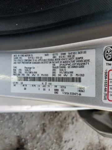 Photo 10 from auction – 2015 FORD FIESTA TIT with VIN 3FADP4CJ2FM225671
