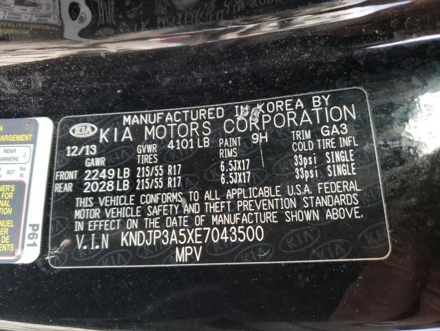 Photo 10 from auction – 2014 KIA SOUL + with VIN KNDJP3A5XE7043500
