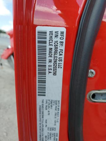 Photo 10 from auction – 2022 RAM 1500 CLASS with VIN 1C6RR6LG2NS203290