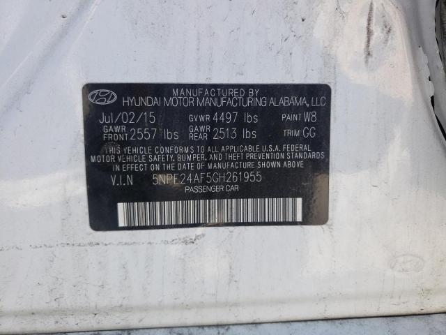 Photo 10 from auction – 2016 HYUNDAI SONATA SE with VIN 5NPE24AF5GH261955