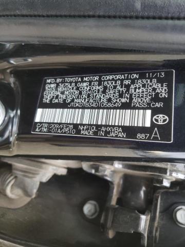 Photo 10 from auction – 2013 TOYOTA PRIUS with VIN JTDKDTB34D1058649