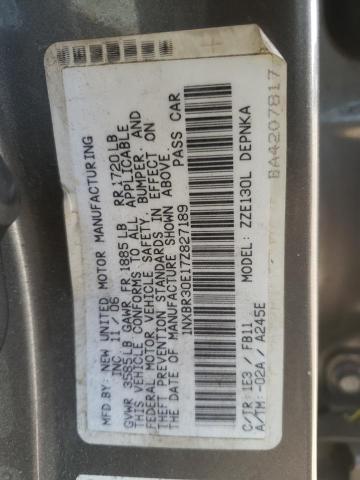 Photo 10 from auction – 2007 TOYOTA COROLLA CE with VIN 1NXBR30E17Z827189