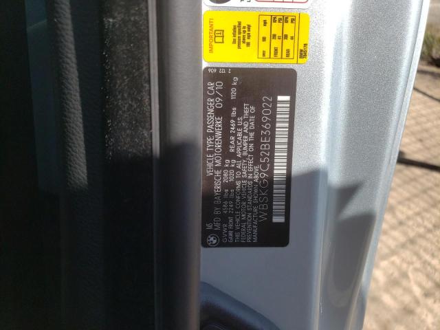 Photo 10 from auction – 2011 BMW M3 with VIN WBSKG9C52BE369022