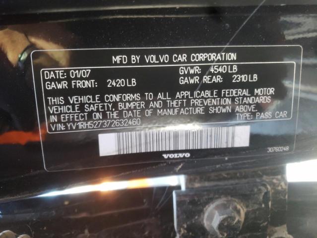 Photo 10 from auction – 2007 VOLVO S60 R with VIN YV1RH527372632460