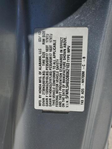 Photo 10 from auction – 2013 HONDA ODYSSEY EX with VIN 5FNRL5H65DB062103