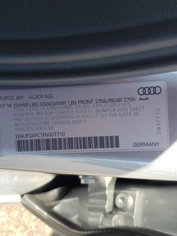 Photo 10 from auction – 2015 AUDI A6 PREMIUM with VIN WAUFGAFC1FN007710