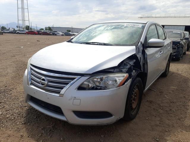 Photo 2 from auction – 2015 NISSAN SENTRA S with VIN 3N1AB7AP1FL638792