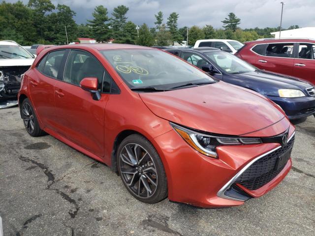 TOYOTA COROLLA SE 2019 with VIN JTNK4RBE9K3014597 - Photo from auction