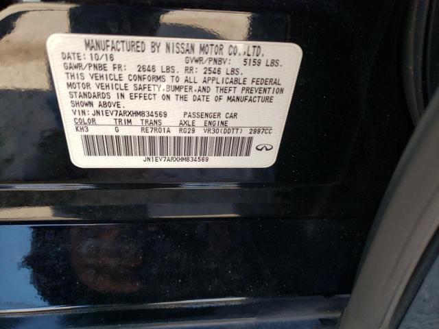 Photo 10 from auction – 2017 INFINITI Q50 PREMIU with VIN JN1EV7ARXHM834569