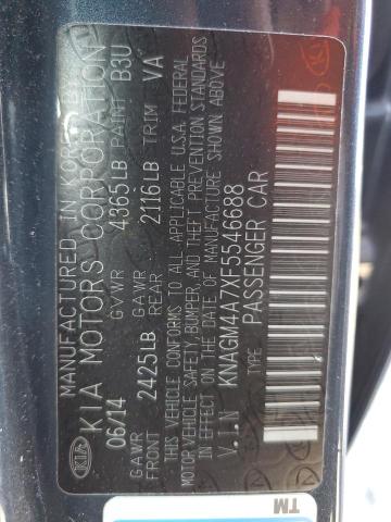 Photo 10 from auction – 2015 KIA OPTIMA LX with VIN KNAGM4A7XF5546688