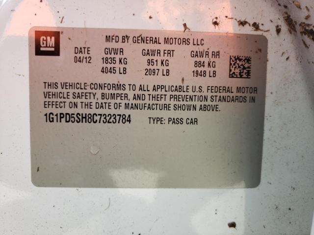 Photo 10 from auction – 2012 CHEVROLET CRUZE LS with VIN 1G1PD5SH8C7323784