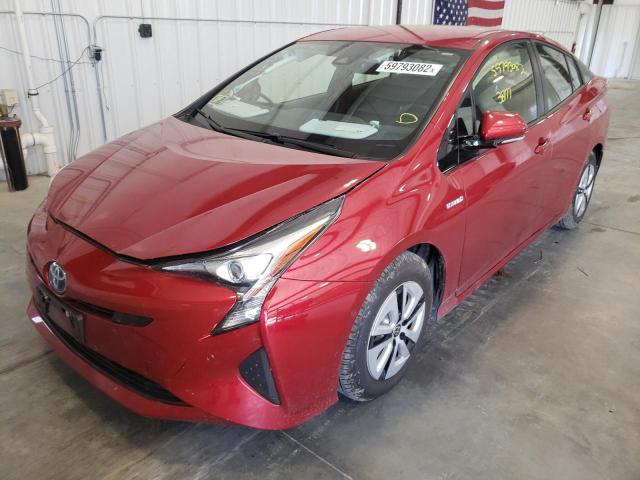 Photo 2 from auction – 2017 TOYOTA PRIUS with VIN JTDKBRFU7H3567088