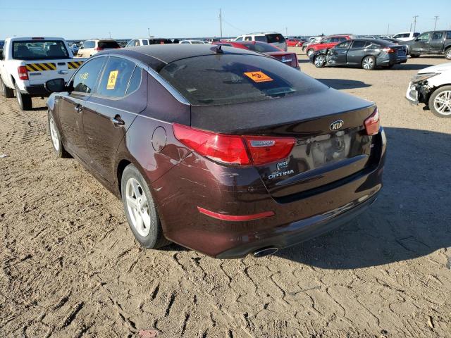 Photo 3 from auction – 2015 KIA OPTIMA LX with VIN 5XXGM4A7XFG469948