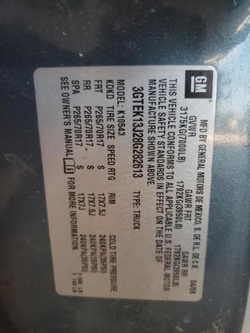 Photo 10 from auction – 2008 GMC SIERRA K15 with VIN 3GTEK13J28G282613