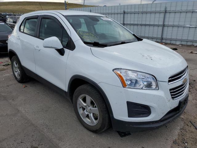 CHEVROLET TRAX 1LS 2015 with VIN KL7CJPSB4FB135364 - Photo from auction