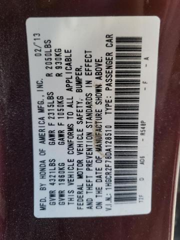 Photo 10 from auction – 2013 HONDA ACCORD EX with VIN 1HGCR2F78DA128510