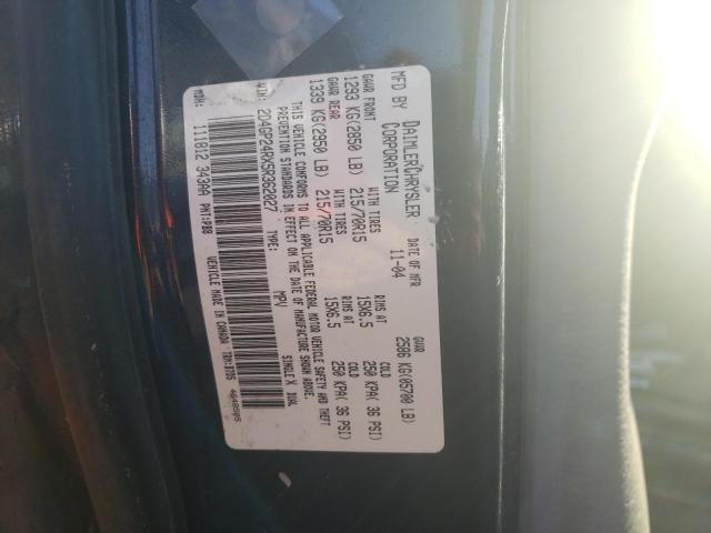 Photo 10 from auction – 2005 DODGE GRAND CARA with VIN 2D4GP24RX5R362027