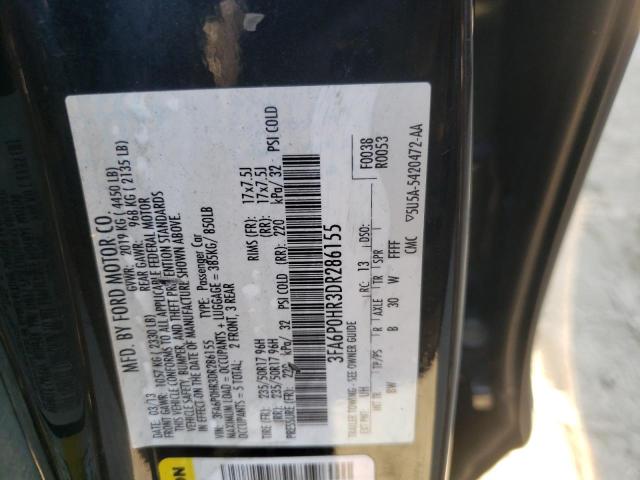 Photo 10 from auction – 2013 FORD FUSION SE with VIN 3FA6P0HR3DR286155