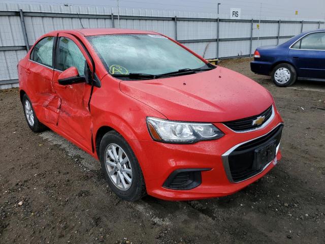 Photo 1 from auction – 2017 CHEVROLET SONIC LT with VIN 1G1JD5SG0H4120815