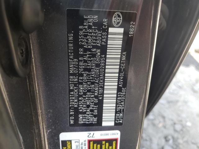 Photo 10 from auction – 2010 TOYOTA CAMRY BASE with VIN 4T1BF3EK9AU028954
