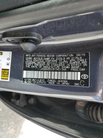 Photo 10 from auction – 2015 TOYOTA PRIUS with VIN JTDKN3DU3F0451344