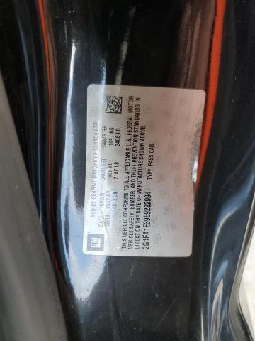 Photo 10 from auction – 2014 CHEVROLET CAMARO LS with VIN 2G1FA1E39E9222994