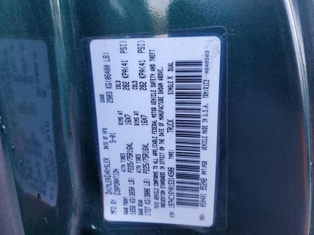 Photo 10 from auction – 2001 DODGE RAM 1500 with VIN 1B7HC16Y01S314508