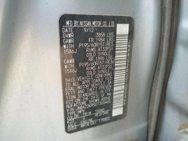 Photo 10 from auction – 2013 NISSAN CUBE S with VIN JN8AZ2KR5DT300465