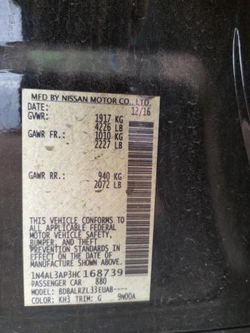 Photo 10 from auction – 2017 NISSAN ALTIMA 2.5 with VIN 1N4AL3AP3HC168739