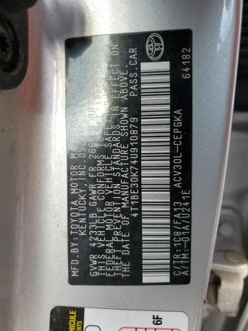 Photo 10 from auction – 2004 TOYOTA CAMRY LE with VIN 4T1BE30K74U910879