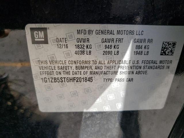Photo 10 from auction – 2017 CHEVROLET MALIBU LS with VIN 1G1ZB5ST6HF201845