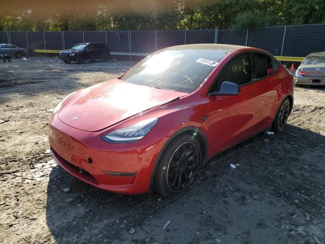 Photo 2 from auction – 2021 TESLA MODEL Y with VIN 5YJYGDEE0MF098058
