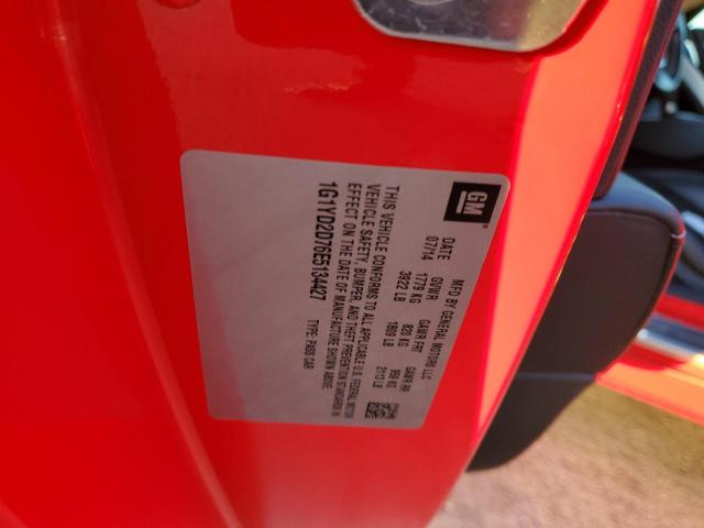 Photo 10 from auction – 2014 CHEVROLET CORVETTE S with VIN 1G1YD2D76E5134427