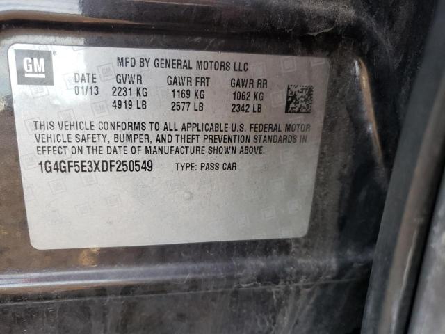 Photo 10 from auction – 2013 BUICK LACROSSE P with VIN 1G4GF5E3XDF250549