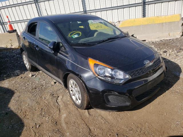 KIA RIO LX 2013 with VIN KNADM5A35D6240236 - Photo from auction