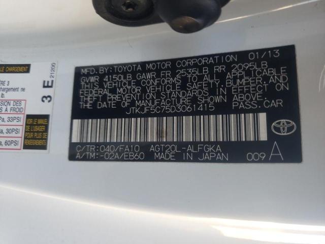 Photo 10 from auction – 2013 TOYOTA SCION with VIN JTKJF5C75D3061415