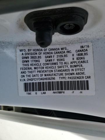 Photo 10 from auction – 2016 HONDA CIVIC EX with VIN 2HGFC1F34GH656296