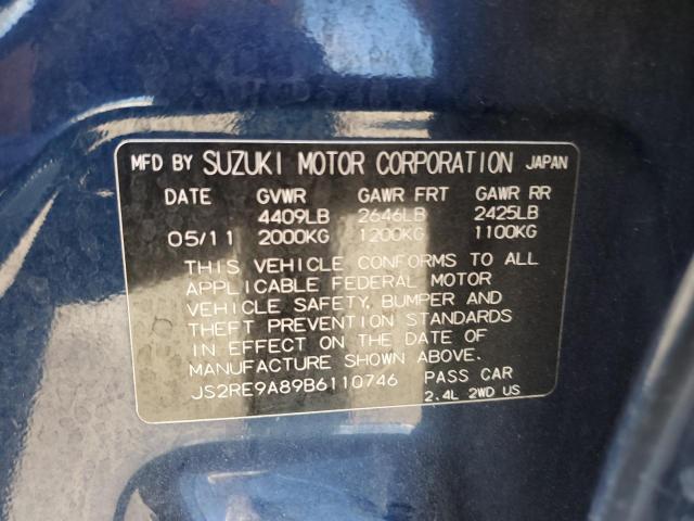 Photo 10 from auction – 2011 SUZUKI KIZASHI SP with VIN JS2RE9A89B6110746