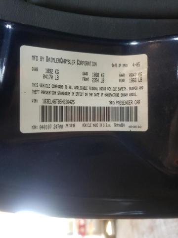 Photo 10 from auction – 2005 DODGE STRATUS SX with VIN 1B3EL46T85N636425
