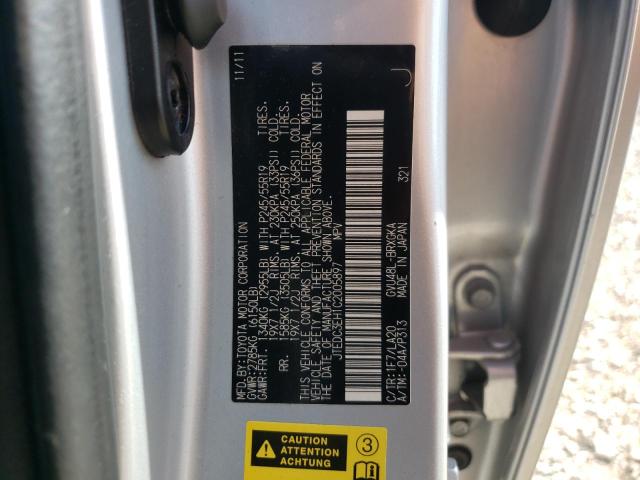 Photo 10 from auction – 2012 TOYOTA HIGHLANDER with VIN JTEDC3EH1C2005897