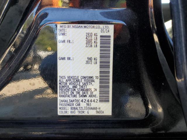 Photo 10 from auction – 2014 NISSAN ALTIMA 2.5 with VIN 1N4AL3AP7EC424442