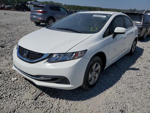 Photo 2 from auction – 2014 HONDA CIVIC LX with VIN 19XFB2F5XEE052429