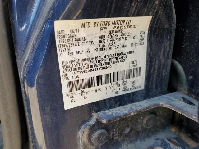 Photo 10 from auction – 2011 FORD F250 SUPER with VIN 1FT7W2A64BEC84590