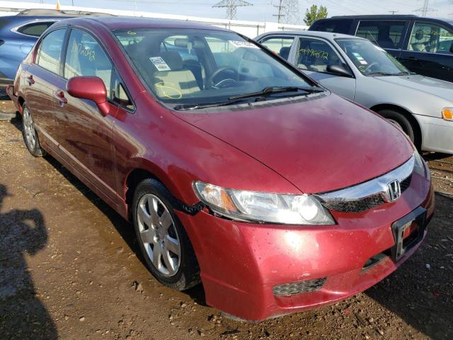 HONDA CIVIC LX 2009 with VIN 19XFA16539E002670 - Photo from auction